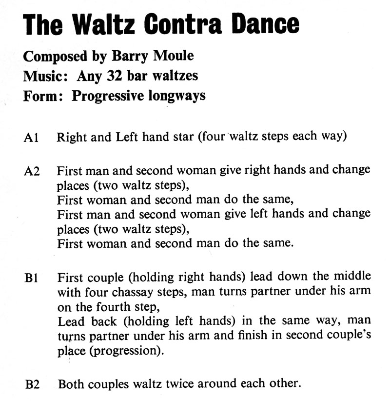 The Waltz Contra Dance