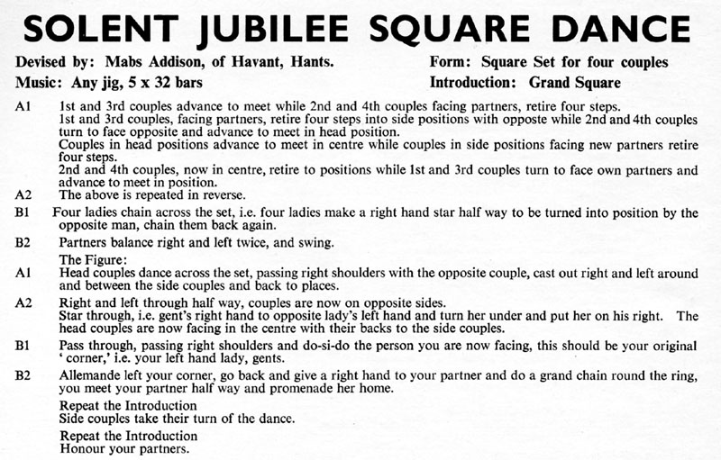 Solent Jubilee Square Dance
